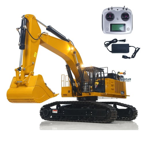 C374 1/8 RC Hydraulic Excavator 374 Huge Metal Heavy Duty Digger RTR Vehicles - Picture 3 of 24