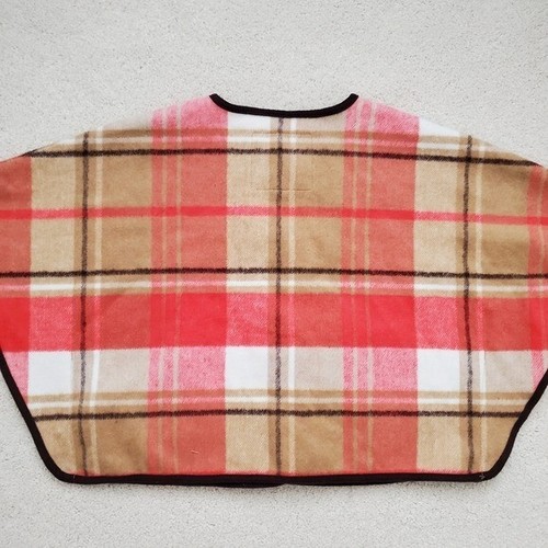 Janie and Jack Toddler Girls Plaid Cape Horse Trail Poncho sz2T - Picture 12 of 16