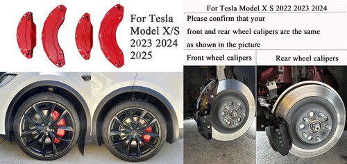 Juego de 4 Fundas Pinza 9 Colores Compatible con Tesla Model X Model S 2022-2025 - Imagen 8 de 27