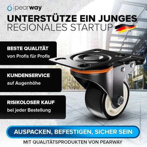 Sicherheitsbremsrollen | 75mm Schwerlasttransport | 4-fach Bremssystem - Bild 7 von 7