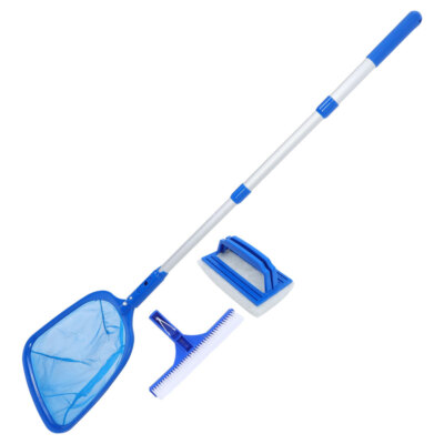 #ad #ad Pool Cleaning Kit Maintenance Swimming Pool Kit with Pool Brush Head Telescopic