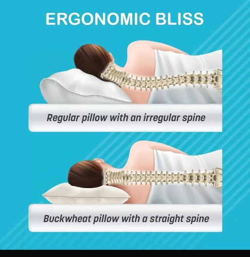 Organic Buckwheat Pillow - Adjustable Support for Neck, Back, and Side Sleepers - Picture 17 of 32