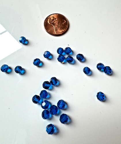 Swarovski 5000 vintage, 5 mm, 144 piezas azul Capri (color descontinuado) 2 disponibles - Imagen 3 de 3