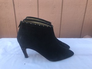 black bootie stiletto heel