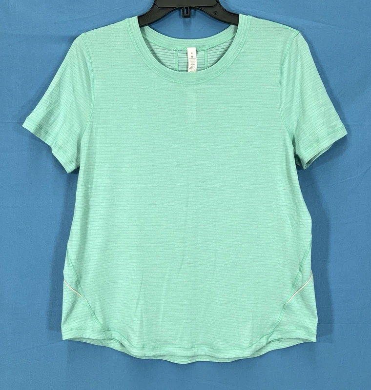 lululemon long distance short sleeve lightweight soft knit top shirt
