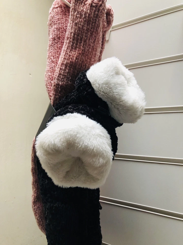 2 x Calcetines Calientes Zapatilla -2 Pares/50cm Largo Forro Vellón Regalo Navidad Cumpleaños Foto 2 de 3