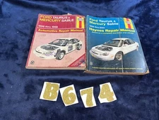 2 HAYNES FORD TAURUS/MERCURY SABLE 1996-2001 REPAIR MANUALS #36075 – BUNDLE DEAL