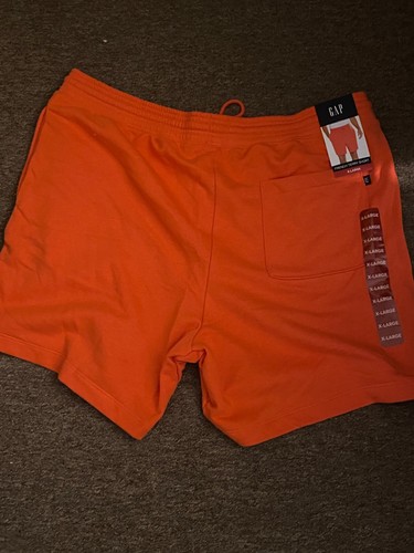Gap pantaloncino uomo in maglia French Terry taglia XL corallo comodo pantaloncino - Foto 3 di 4