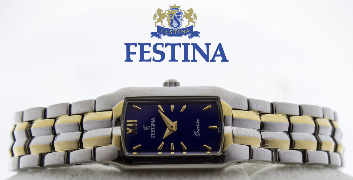 Ladies Festina Watch Cute Fine Azure Blue Face Designer Piece Bi