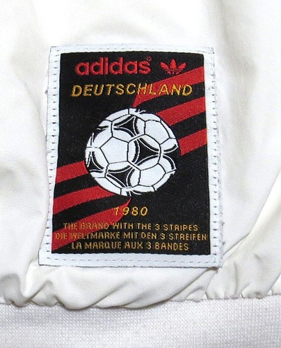 vtg Adidas GERMANY SOCCER 1980 Track Jacket Men SMALL Deutschland 2007 Throwback - Picture 5 of 12