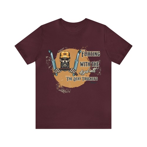 Camiseta de camión: coqueteando con asfalto - Diario sexy del camionero, regalo único para el conductor - Imagen 49 de 56