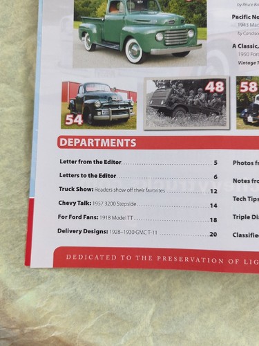 VINTAGE TRUCK Magazine • Jan/Feb 2015 • Great Condition - Picture 6 of 7