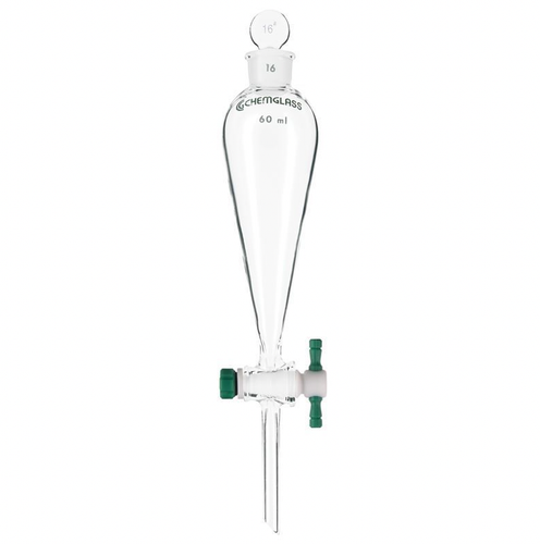 Chemglass 2L FUNNELS, SQUIBB, SEPARATORY - Picture 2 of 2