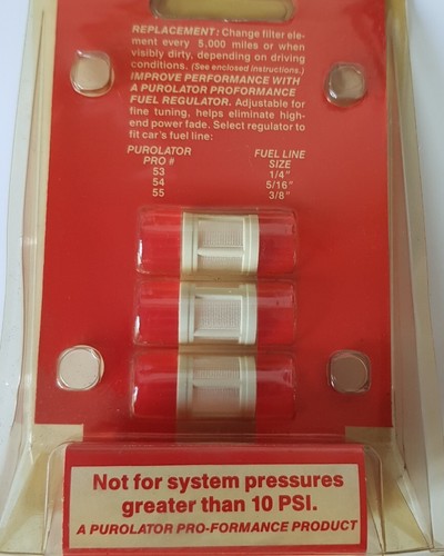 Purolator Benzinfilter Universal Ersatz Motorrad Filter Kraftstofffilter Benzin - Picture 5 of 6