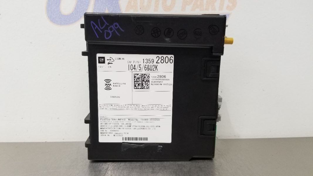 14 CHEVY CORVETTE C7 RADIO AUDIO RECEIVER HEAD UNIT 13592806 eBay