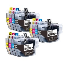 12 Ink Cartridge LC422XL Fits For Brother MFC-J5740DW MFC-J6540DW MFC-J6940DW