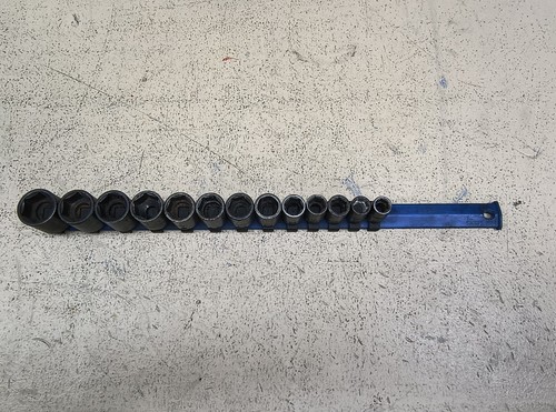 MATCO 13pc Twist Socket Set - 10mm - 22mm SKTRL15M *Some Pieces Are Rusted* - Picture 1 of 10