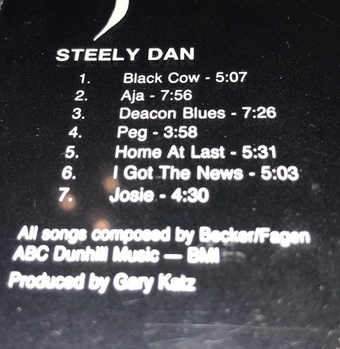 Steely Dan Aja Cd Mobile Fidelity Sound Lab Mofi Original Master Recording - Picture 5 of 5