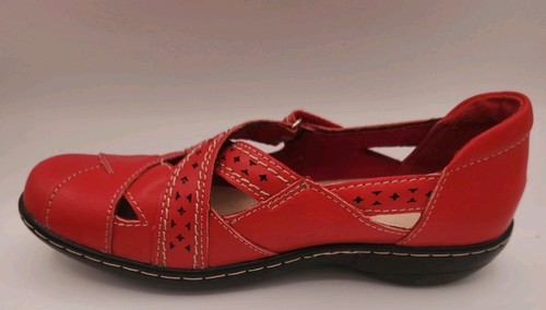 Red Terrikat Shoes Women's Size 6.5 Comfort Mary Jane Loafers  - Picture 4 of 8