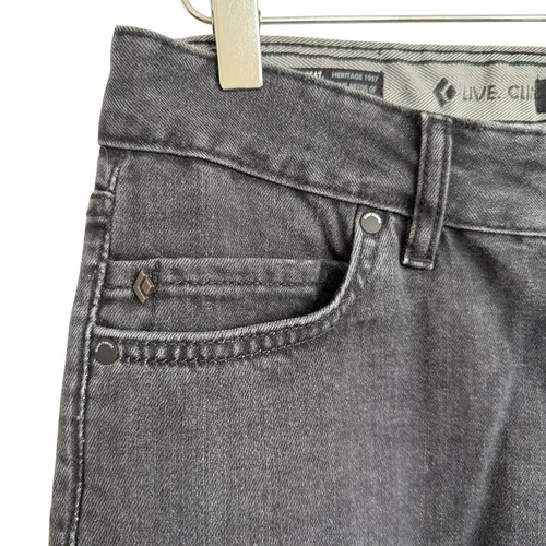 Black Diamond Damen Jeans Größe 8 Mission Wolle Denim Hose Klettern - Bild 4 von 16