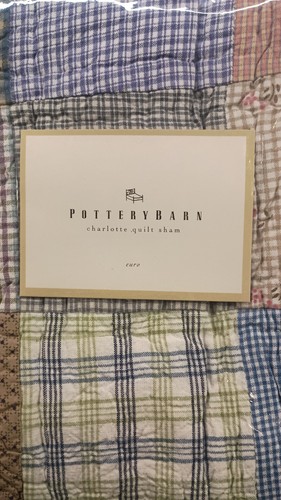 Pottery Barn Charlotte Handarbeit Wendedecke Sham Euro - Bild 2 von 5