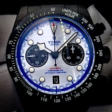 2025 Tudor Black Bay Chrono Carbon 25 L.E. NIB 42mm White Dial (79377KN) 2