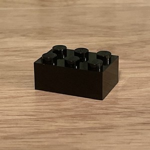 LEGO Black Brick 2 x 3 (#3002)