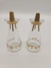 Vintage Pyrex Butterfly Gold Yellow Corelle Salt & Pepper Shakers