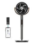 Dreo Pedestal Floor Fan w/Remote, 120° + 105°Smart Oscillating, Wi-Fi/Voice Cont