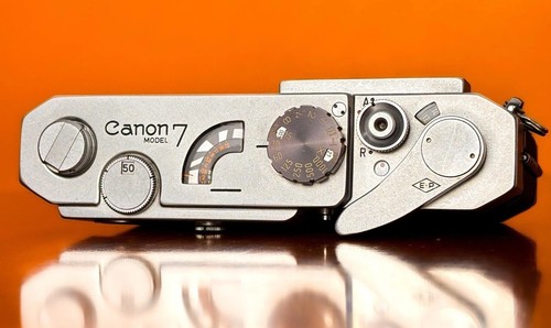 Canon 7 35mm Rangefinder Camera Body - Chrome - Leica Thread Mount LTM M39 - Bild 7 von 10