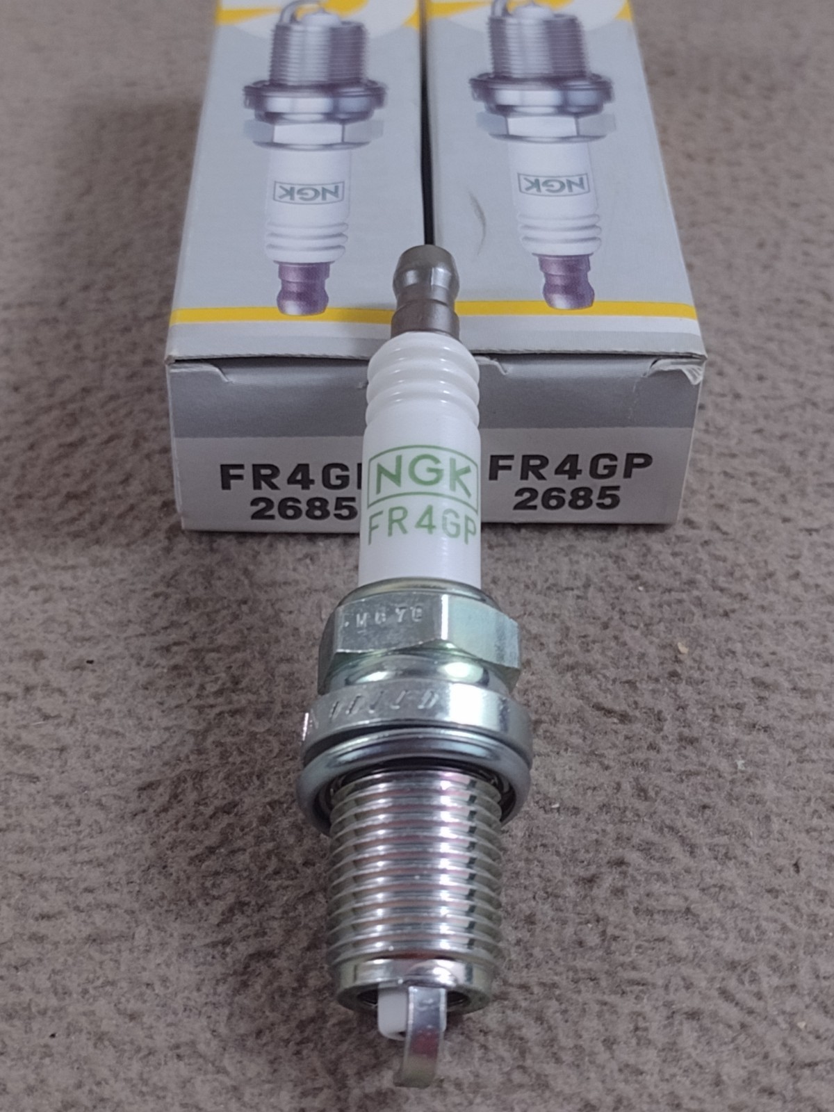 NGK 2685 Spark Plugs FR4GP Lot of 2