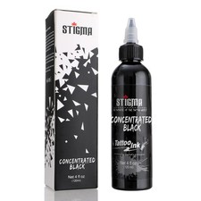 STIGMA Tattoo Ink Black 4 OZ 120ml Lining, USA 4.1 fl oz, Concentrated
