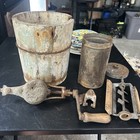 1923 Antique White Mountain Freezer Ice Cream Maker Hand Crank Vintage