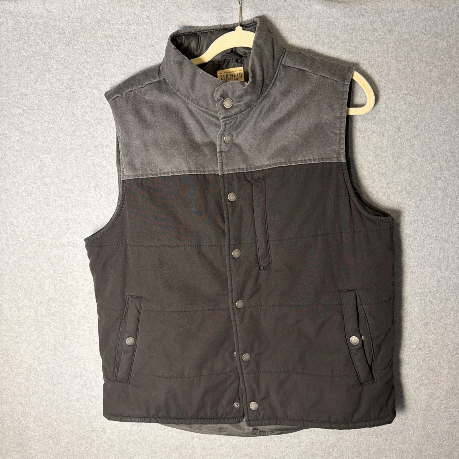 Redhead Men’s Vest Black Gray Size L
Opens in a new window or tab