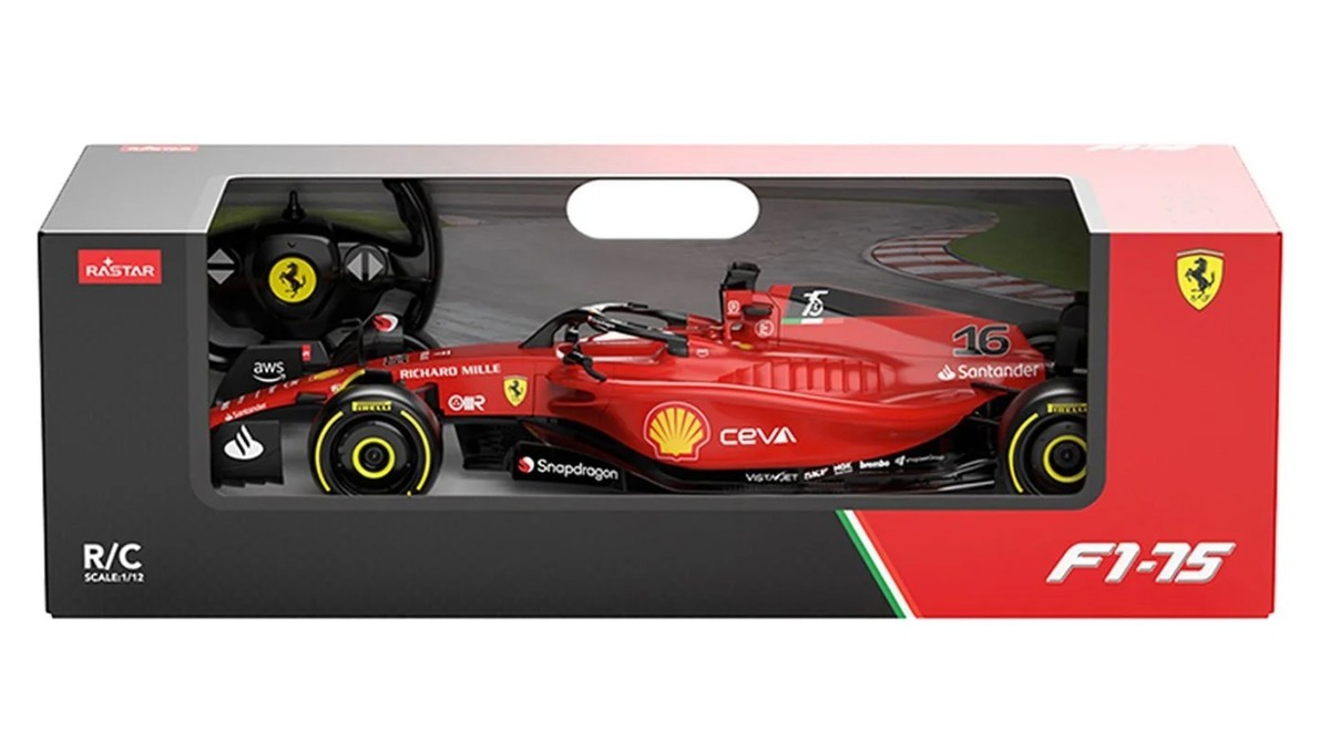 Authentic Licensed Rastar 1:12 Ferrari F1 75 Remote Control