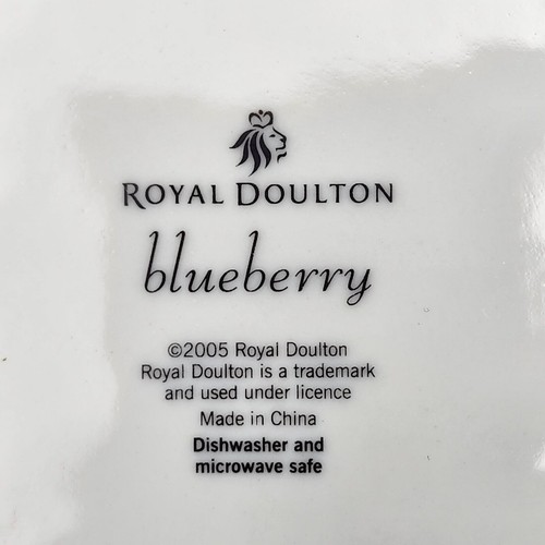 Royal Doulton Blueberry 4er Set Suppenschüsseln 8,5 Spülmaschinen- & Mikrowellengeeignet 2005 - Bild 8 von 8