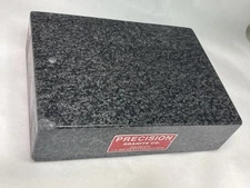 Granite Slab 9"x12"x3.25" Grade A w/Thru Hole For Stand Mounting (25MY58)