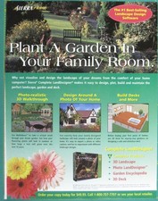 Print Ad Sierra Home Complete LandDesigner Software Landscape Design 3D Garden