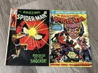 VINTAGE AMAZING SPIDER MAN #72 & 138 COMIC BOOKS CLEAN COMPLETE