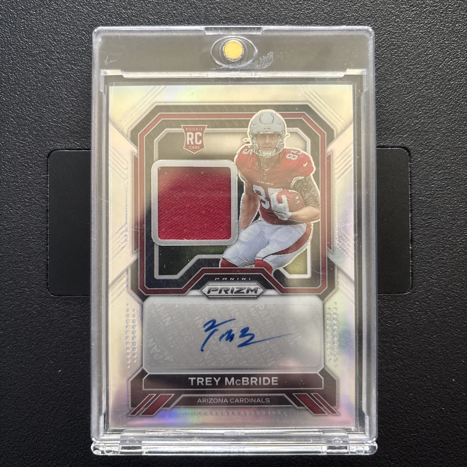 2022 Panini Prizm Trey McBride RC Silver Patch Auto RPA /99 #RPA-TM
