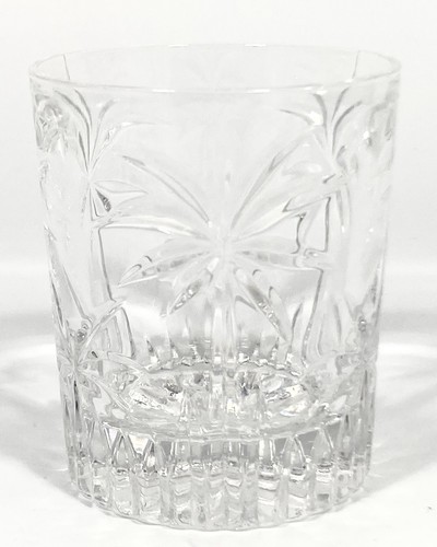 Godinger Shannon Kristall South Beach PALME altmodisches Whiskyglas EX Vintage - Bild 4 von 8