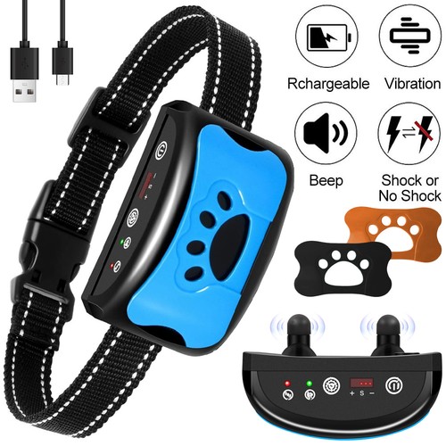 Anti Bell Halsband Hunde-Erziehungshalsband Ton Vibration Für Hunde Haustier - Bild 19 von 24