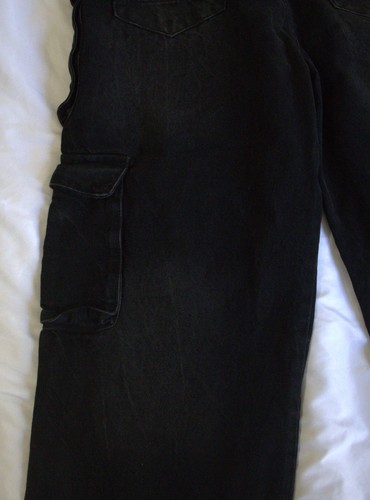 Publik Denim Men’s Loose Fit Cargo Jeans Black Shadow Size 32 NWT Streetwear - Bild 10 von 22