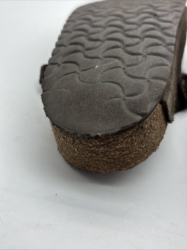 Birkenstock Boston Clogs Wildleder Leder verstellbare Schnalle braun Gr. 41 - Bild 10 von 14