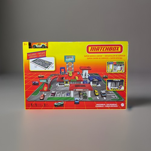 Mattel Retro Matchbox Super Service Center Playset w/ Diecast Vehicle - Picture 1 of 4