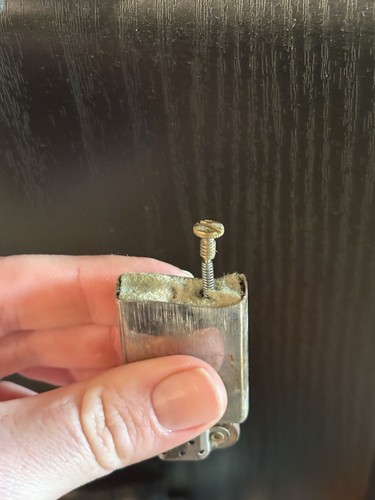 Vintage Brass? Marlboro Zippo Lighter, Made in USA - AS IS, Not Working - Picture 19 of 19