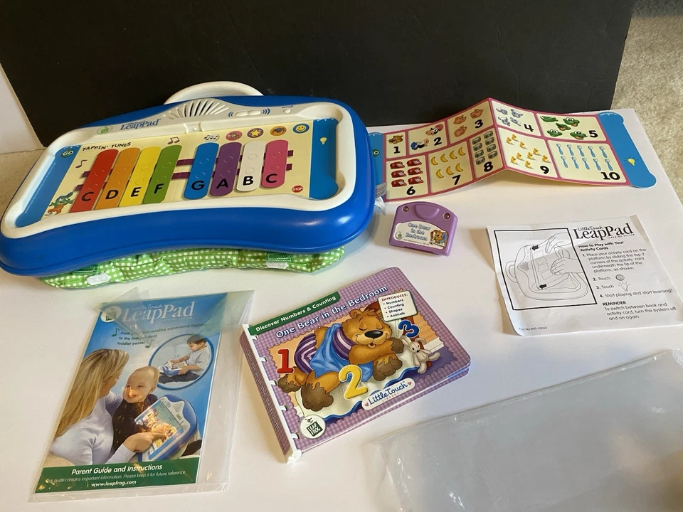 leapfrog little touch leap pad learning system working pre-owned - Image 2 of 4