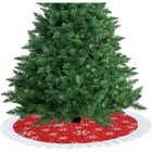  Xmas Tree Skirt Decorative Christmas Tree Mat Xmas Tree Skirt Party Ornament