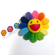 Takashi Murakami Kaikai Kiki Flowers Rainbow Key Chain Plush Batch Genuine japan