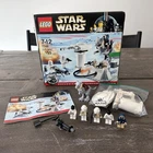 Lego Star Wars 7749 Echo Base Used Complete Minis, Manual, Box missing 2 Helmets